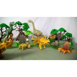 Playmobil zeer uitgebreid Dinosaurus park