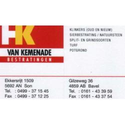 Nieuwe betontegels 20x20x6cm antraciet speciale partij