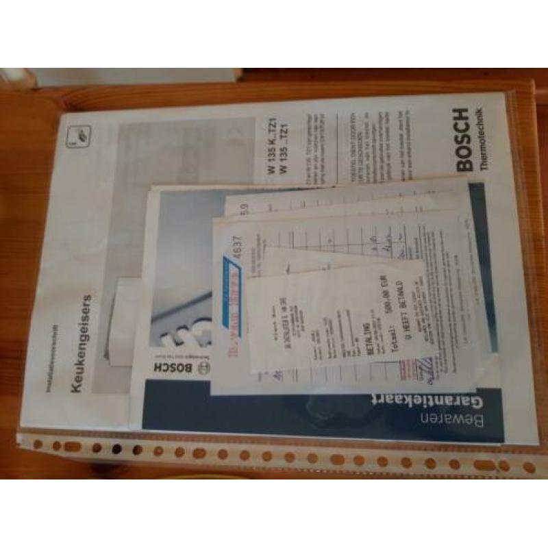 Keukengeyser Bosh 5jr oud