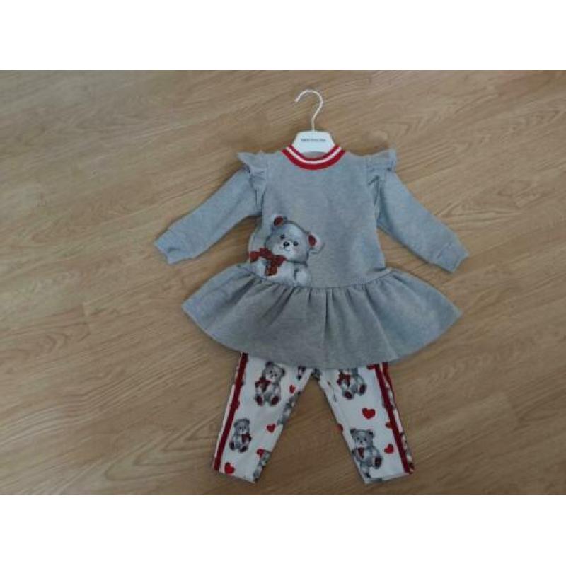 Monnalisa jurk en legging, 9 maand 74.