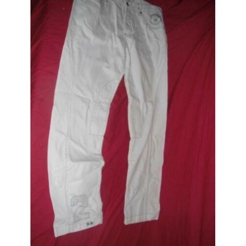 Nieuw ; Witte La Martina Heren Broek, size 36.