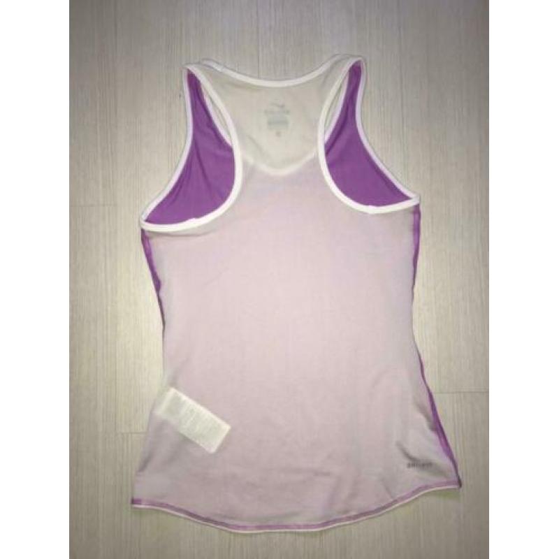 Paars/witte Nike dri-fit sport top maat XS