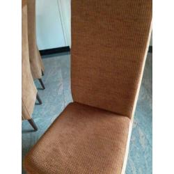 Blank eiken eethoek kan ook los stoelen of tafel lang 2.20