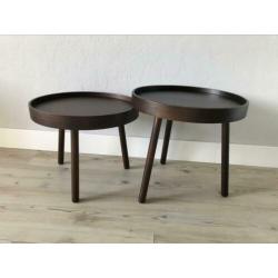 2 bijzettafels / salontafels