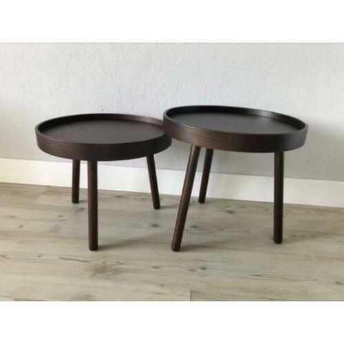 2 bijzettafels / salontafels