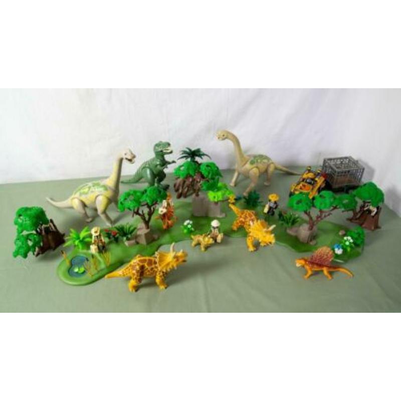 Playmobil zeer uitgebreid Dinosaurus park