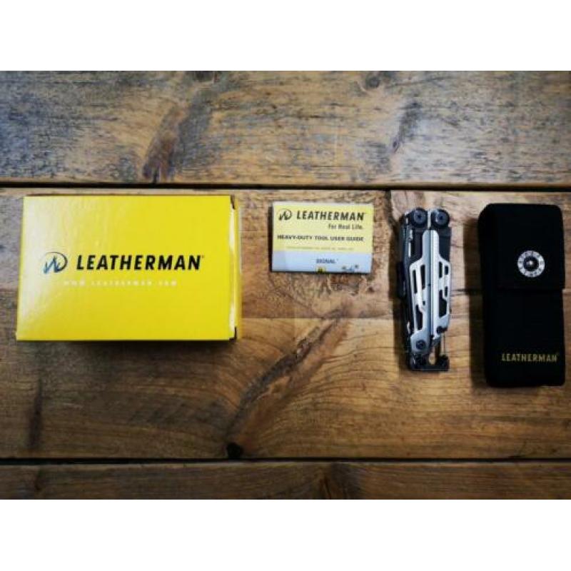 Leatherman Signal multitool Black/Silver (Zwart/Zilver)