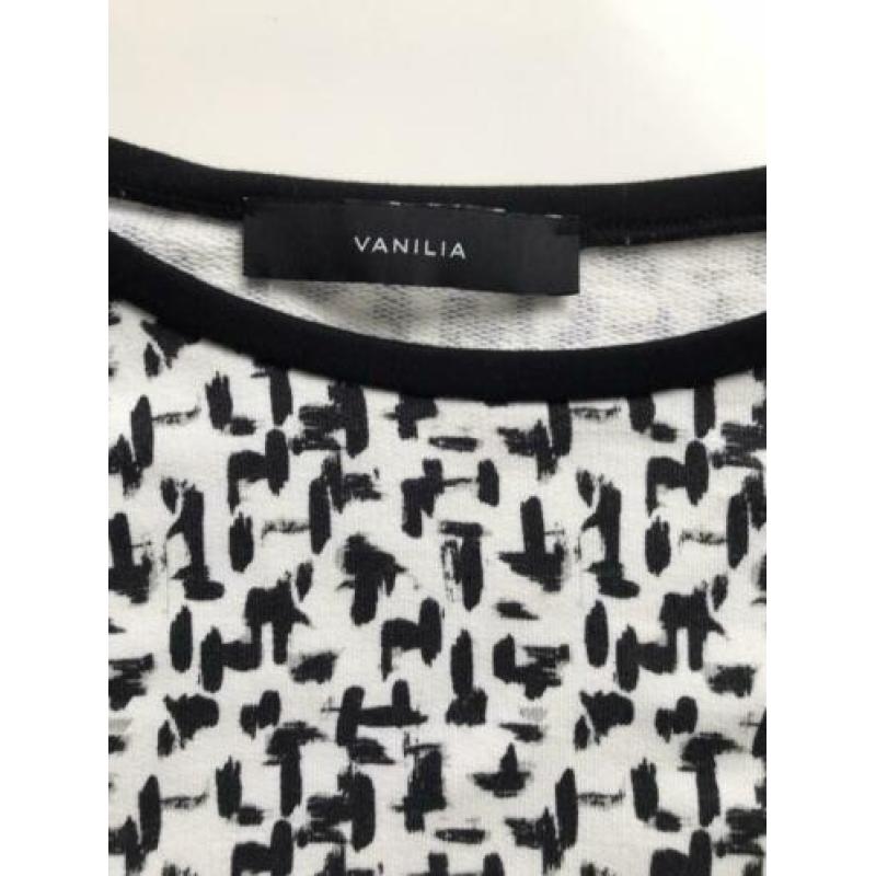 VANILIA longsleeve - zwart wit dessin - 38 - ZGAN