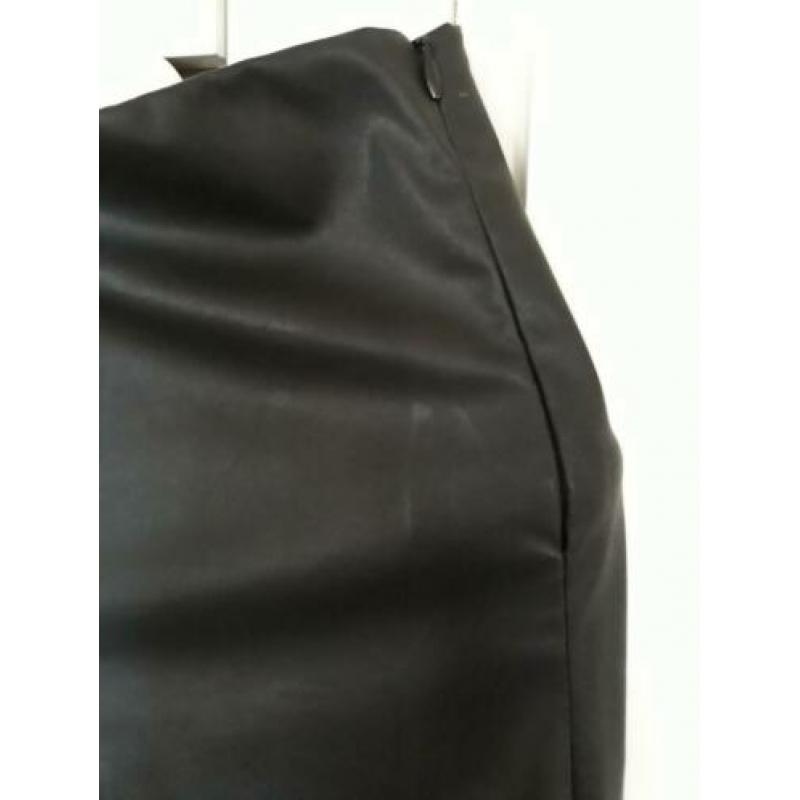 Zwart nep leren SUPERTRASH broek Maat 34 NIEUW