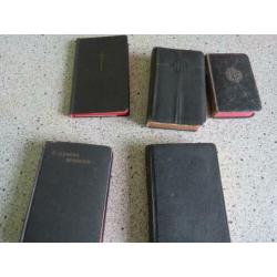 5 antieke kerkboekjes