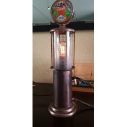 Gaspump steampunk style mancave.