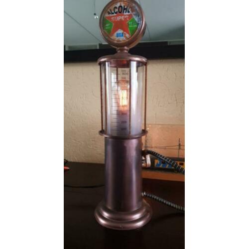 Gaspump steampunk style mancave.