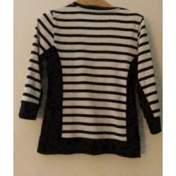 Marant zwart wit vest maat 38