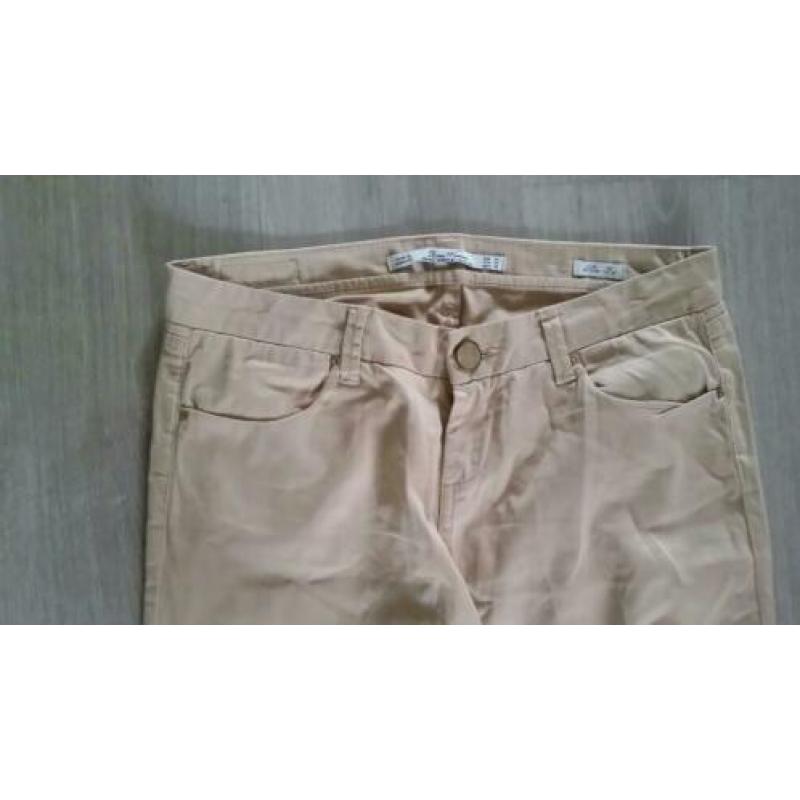 H2 Zara woman beige broek maat 36