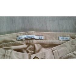 H2 Zara woman beige broek maat 36