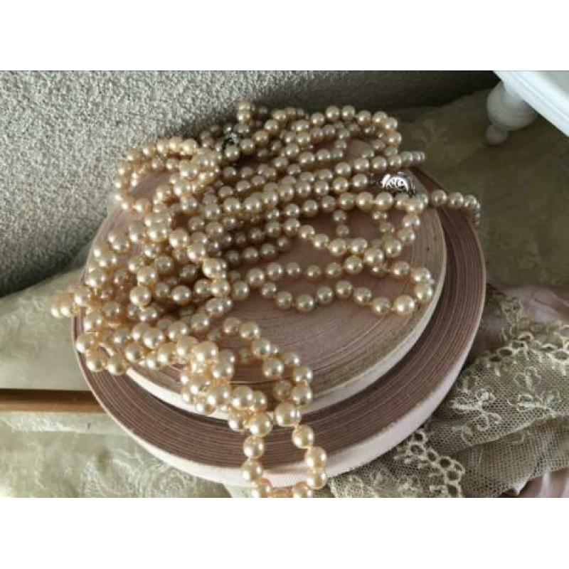 ??oud Frans lint katoen vleugje brocante ??