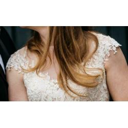 Bruidsjurk/trouwjurk maat 36/38