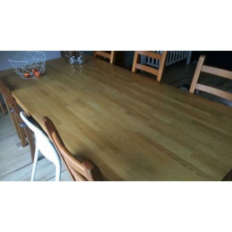 Grenen eettafel