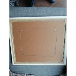 Zeefdruk bottles met lijst 78 cm breed