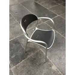 zes stapelbare tafel stoelen - buiten tuin binnen bureau