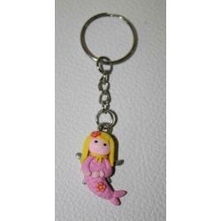 Zeemeermin fimo sleutelhanger (4246)