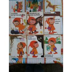 Serie van zes kinder leesboekjes over kabouter Snuffeltje.