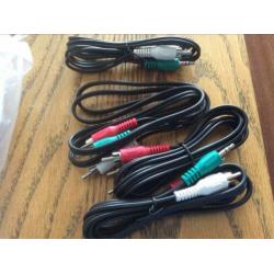 Partij nieuw en gebruikte kabels,tv,netwerk,telefoon,Toshiba