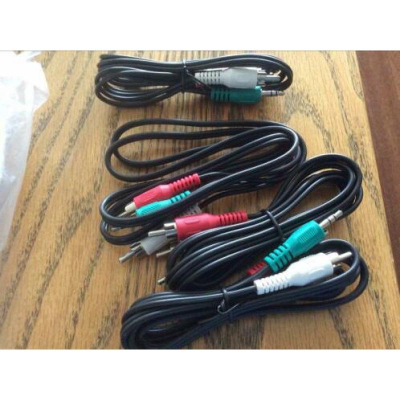 Partij nieuw en gebruikte kabels,tv,netwerk,telefoon,Toshiba
