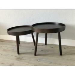 2 bijzettafels / salontafels