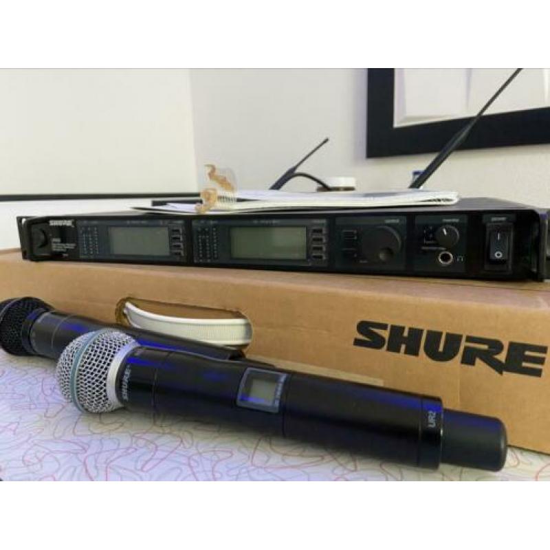 Shure UR4D met 2 Mics