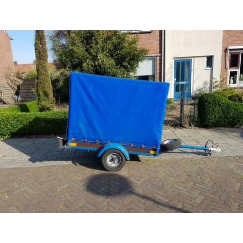 Dichte aanhanger, 135 x 80x 130, waterdicht, zie tekst