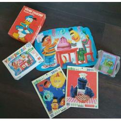 Sesamstraat puzzels en Donald Duck vloerpuzzel