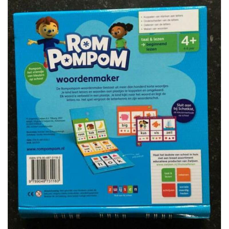 Rom Pompom woordenmaker 4-6 jaar