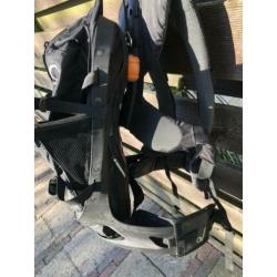 Zwarte Ergon rugzak BA1 men 16 liter