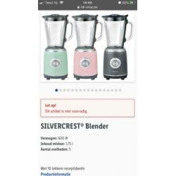 Gezocht; Silvercrest blender