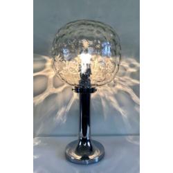 Grote Hand-geblazen tafel lamp, 1960’s
