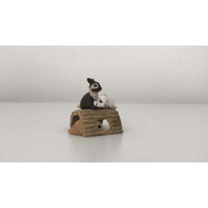 (7) Schleich 13748 Spelende Konijnen / Konijn / Konijntjes