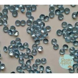 Nep diamanten, 100st, turquoise | Stokhout 57