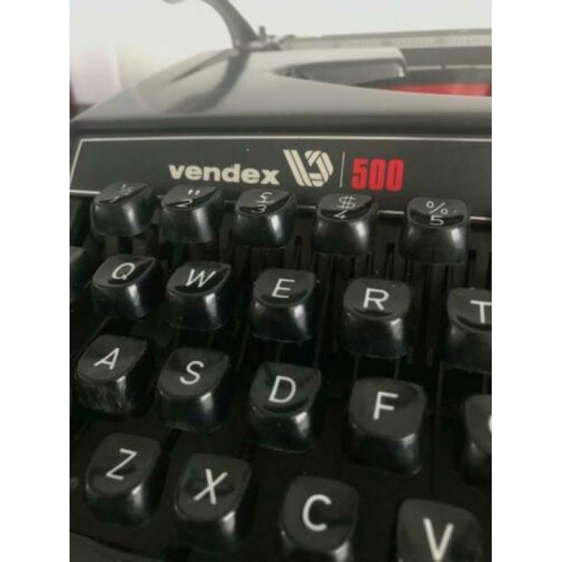 Typemachine Black Vendex 500 - als nieuw