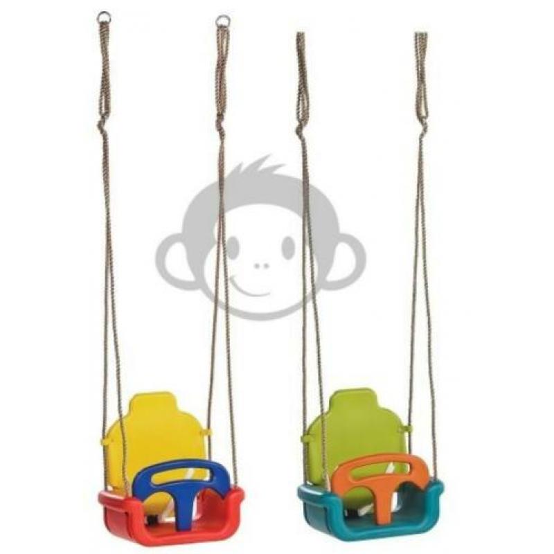 WallySwing® muurschommel schommelbeugel schommel kleur WIT
