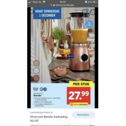 Gezocht; Silvercrest blender