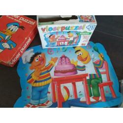 Sesamstraat puzzels en Donald Duck vloerpuzzel