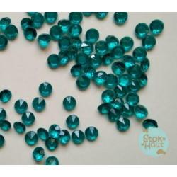 Nep diamanten, 100st, turquoise | Stokhout 57