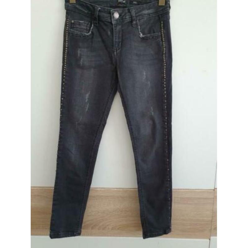 Zwarte jeans Dishe maat 29 maat 36