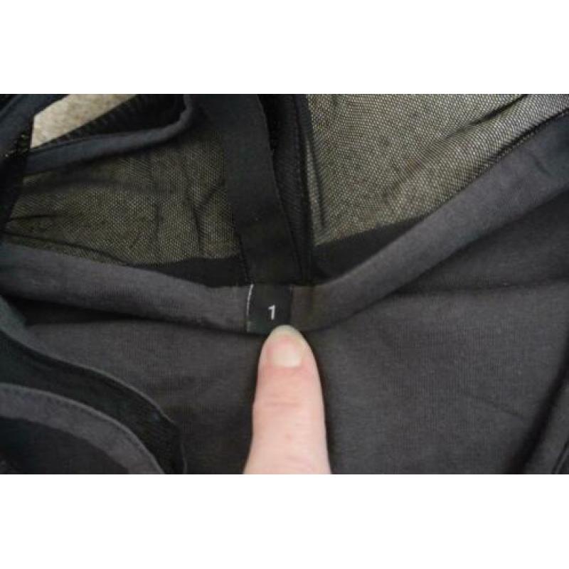 10 days body mt 1 (S/M) donker grijs apart zga nieuw