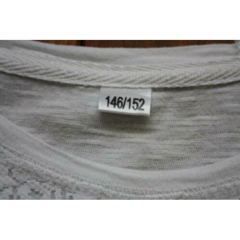 Meisjes Lange Mouwen T-Shirt Maat 146/152