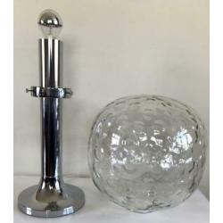 Grote Hand-geblazen tafel lamp, 1960’s
