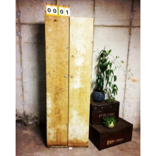 Industriële vintage kast metaal