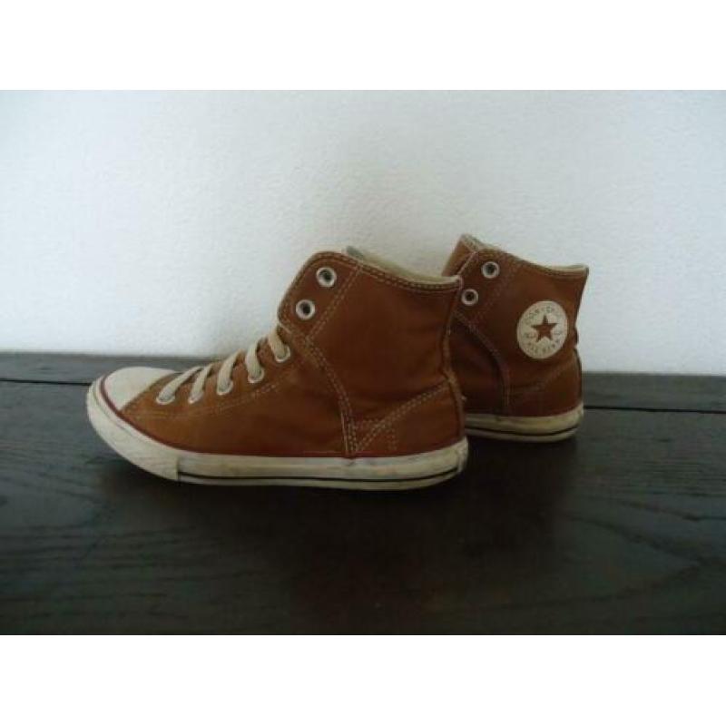 14. Converse all star leer leren gympen, schoenen maat 37