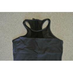 10 days body mt 1 (S/M) donker grijs apart zga nieuw